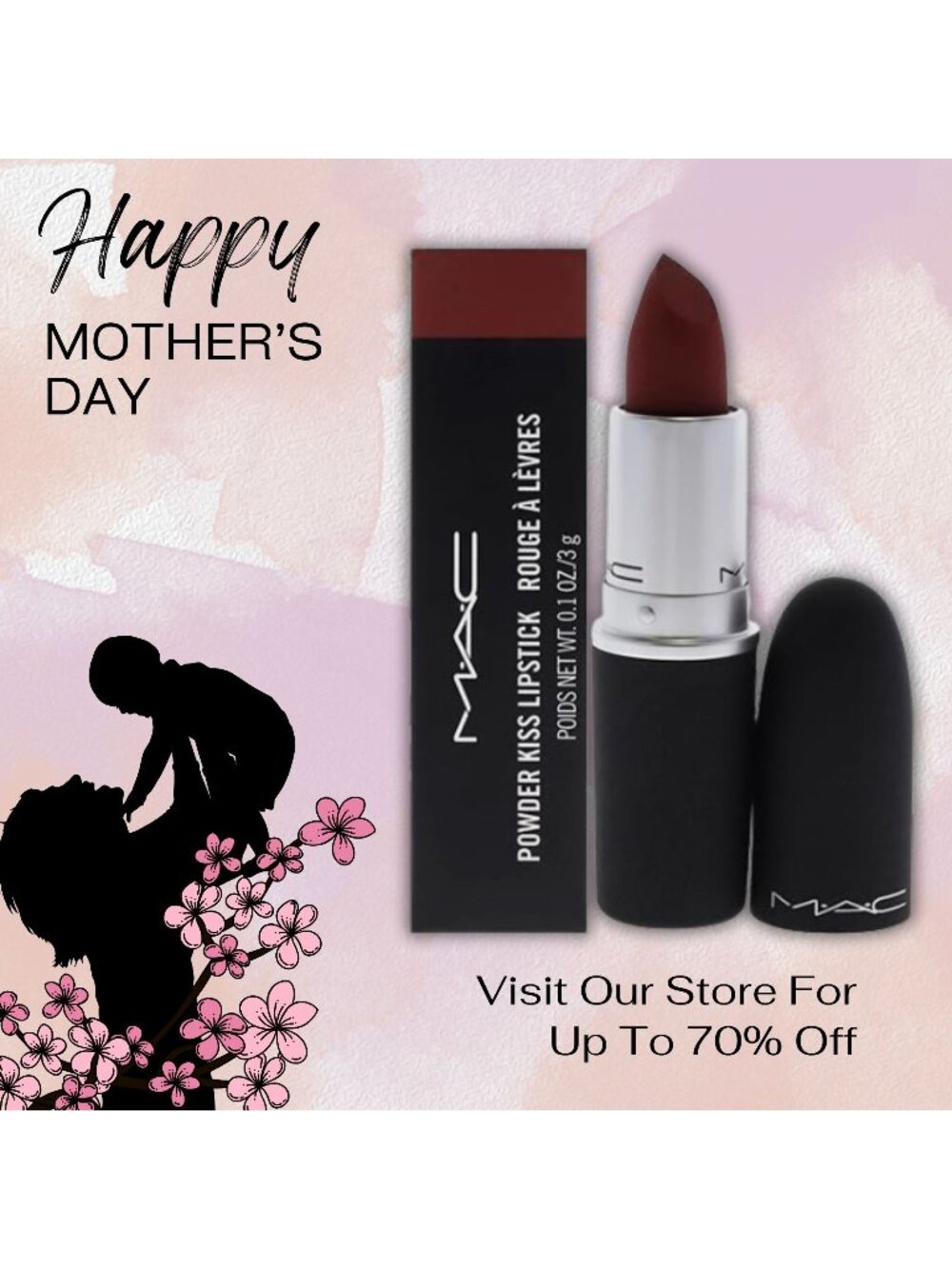 MAC Powder Kiss Lipstick - Devoted To Chili Lipstick Women 0.1 oz